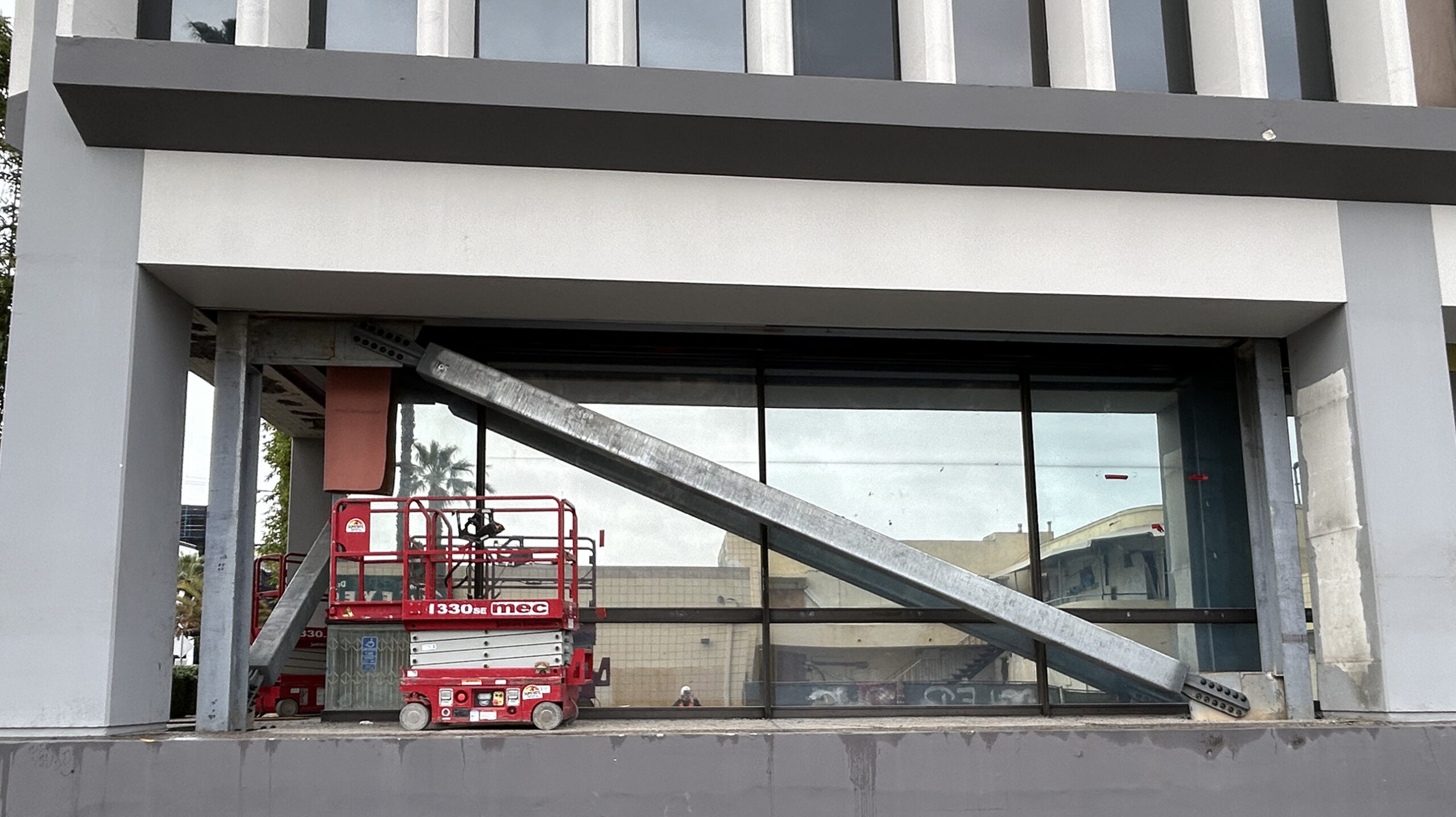 Construction photograph of BRB