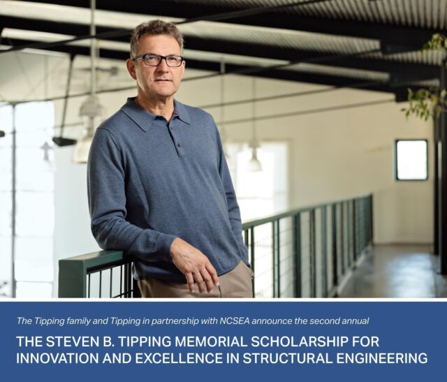 2024 Diversity in Structural Engineering Scholarships | The Tipping family and Tipping in partnership with @ncsea_structuralengineers announce the second annual Steven B. Tipping Memorial Scholarship for Innovation and Excellence in Structural Engineering. Applications are open now through 3/15. Link in bio to apply and learn more. 

This memorial scholarship was established by the Tipping family, and offers the recipient a $3,500 scholarship towards their education with an opportunity to participate in an externship program at Tipping in Berkeley, California. Emphasis will be placed on those candidates demonstrating financial need and promise as future leaders. Candidates must be a current student in a California-based junior college, university or college, with a focused career interest in structural engineering. Candidates need to be registered in the fall term of the year of the award (Fall 2024).

For more than 35 years, #SteveTipping advanced the science and art of structural engineering, pioneering creative yet pragmatic design solutions for a broad range of projects. His inventions and accomplishments in seismic retrofit design have been especially crucial to the earthquake-prone Bay Area, while his emphasis on constructability culminated in an unparalleled expertise in cost- and resource-efficient solutions. 

🔗: www.ncsea.com/about/foundation/diversityscholarship/

#tippingstructural #ncsea #diversityscholarship #structuralengineering #unlockingpossibilitie s