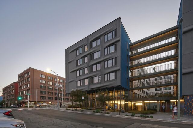 Take a tour and look back at the construction of @UCSF Tidelands Graduate Housing, a university housing complex with a post-tensioned slab structure that maximizes living space while complying with the neighborhood’s strict height requirements. 

Built in response to the shortage of #affordablehousing at the University, this 375,000 sqft LEED Gold-certified project located near the UCSF campus comprises two separate six-story courtyard buildings providing 595 units ranging from micro-units to two-bedroom apartments. Given the strict neighborhood height requirements, the structural design teams turned to a thin #posttensioned slab to maximize the number of floors achieved within the allowable building envelope. The post-tensioned option also provided the necessary flexibility to achieve the architect’s desired design—ten-foot-long cantilevers and extended end spans in the structural grid, which would have been challenging to achieve with a mild-steel slab system. Link in bio. 

Owner: University of California, San Francisco
Architect: @kierantimberlake 
Builder: @skanskausa 
Structural: Tipping (Marc Steyer, Abby Enscoe)
📸: @brucedamonte (1-2), Tipping 

#tippingstructural #universityhousing #unlockingpossibilities