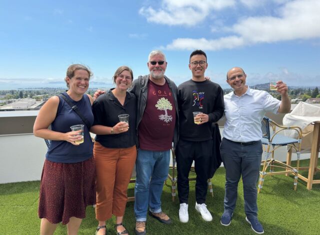 Cheers from our rooftop celebration at 1951 Shattuck, a new 12-story, 163-unit apartment building in downtown Berkeley just two blocks from the UC Berkeley campus — and a shoutout to Michael Cresanti and Melissa Godfrey of @scbdesign_ for being so wonderful to work with!

Architecture: @scbdesign_ 
Building: @webcorbuilders 
Structural: Tipping
Civil: @bkfengineers 
Concrete: @webcorconcrete 
Client: Grosvenor USA Limited

Tipping Team: Leo Panian, Abby Enscoe, Itria Licitra, Pengyu Chen