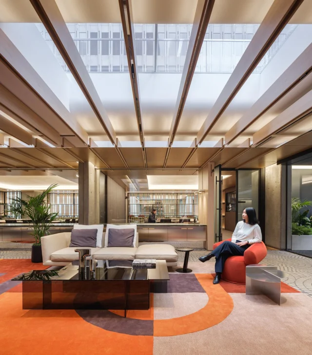 Part of the ongoing effort to modernize the iconic Embarcadero Centers in San Francisco, the work at Three Embarcadero Center transforms existing retail and cafe spaces into a conference center. Highlights include:

- A rigorous analysis of the existing structure was necessary for the change in use by increasing the live loads to meet assembly criteria and to support heavier finishes.

- Two steel transfer girders were installed in the primary conference room in order to remove an existing concrete column in the center of the room, allowing for a large open work space. Sequencing was diligently coordinated with the Contractor to ensure that spaces below the column removal were operational during construction.

- The conferencing center and tenant’s lounge flows from indoor to outdoor spaces, featuring flex spaces that can be subdivided or re-expanded as needed. A skylight was added to emphasize the indoor-outdoor feel, while a bar and light catering space rounds out the amenities.

Architect: @gensler_design / @genslerbayarea 
Developer: @bxpsf 
Contractor: @hdcco 
Structural: Tipping (Leo Panian, Gina Beretta, Ashley Coffey, Karin Komshian)
Photo: @jasonorear 

#tippingstructural #embarcaderocenter