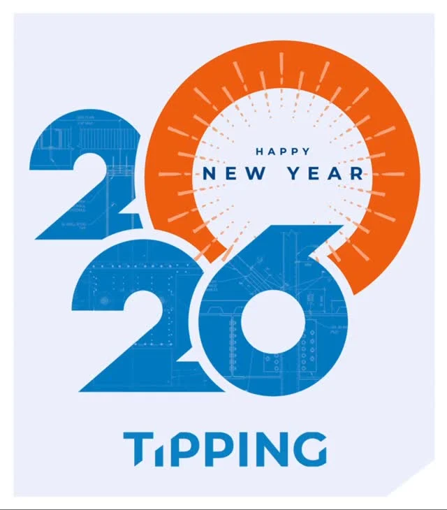 Happy New Year from Tipping! Here’s to the incredible teams we work with, the projects that inspire us, and the structures we’ll bring to life together in 2026.