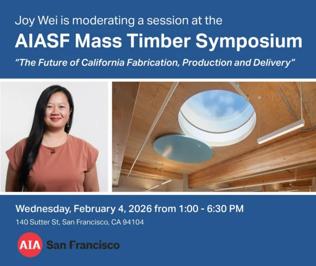 Presented by @AIASF, next Wednesday, February 4th, join us at the @centerarchdesignsf for the inaugural MASS TIMBER SYMPOSIUM, a half-day event showcasing the growing impact of mass timber design, construction, and production in California. As part of the event, Tipping Associate & Project Director Joy Wei will be moderating a PechaKucha session on “The Future of California Fabrication, Production and Delivery.” 

A proud program sponsor of the Mass Timber Symposium, also attending from Tipping will be Marc Steyer, Nick Bucci, and Andrew Jimenez, S.E. Visit the 🔗 in bio to register. 

Photo of Children’s Day School by Bruce Damonte 

#masstimber #masstimberconstruction #aiasf #tippingstructural