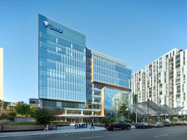 Check out new photos of the award-winning @samuelmerrittu Oakland City Center! Link in bio. 

Located in downtown Oakland, this new high-rise building serves as the flagship campus for SMU, a leader in health science education. The 10-story, 250,000-square-foot campus allows the more than century-old organization to double its enrollment and directly address the Bay Area’s critical shortage of healthcare workers. 

An iterative design approach resulted in a novel and cost-effective structural system that provides an unobstructed floor plan and superior seismic performance, including an offset vertical circulation core that allows for large unobstructed classrooms and flexibility for lab planning. A variation of the conventional BRB frame, the structural system incorporates a vertical mast or strongback element. 

Last week, the project received ‘Outstanding Architectural Engineering Project’ from the 2026 @ascegoldengate Awards – congratulations to SMU and the entire project team!

Owner: Samuel Merritt University
Developer: Strada Investment Group
ArchitectL: @perkinswill @perkinswillsf
Contractor: @hdcco
Steel Fabricator: @the_herrick_corporation
Structural: Tipping (Leo Panian, Gina Carlson, Jason Armes, Christopher Tiran)
📸: @brucedamonte 

#smu #tippingstructural #downtownoakland #healthscience