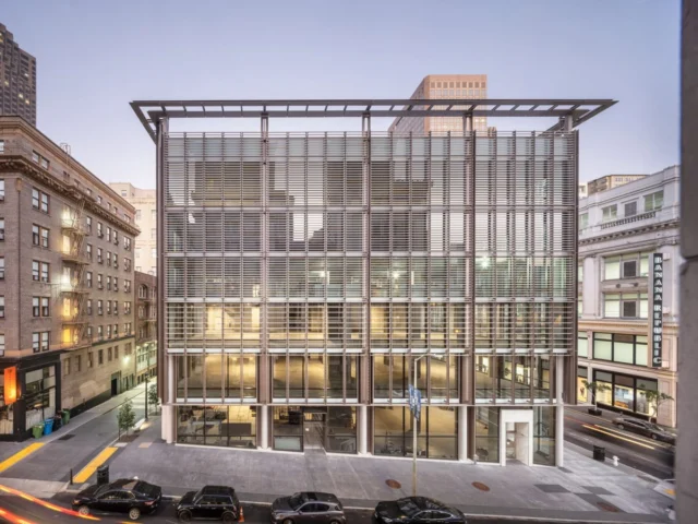 Located at the bustling corner of Grant Ave and Sutter St, 300 Grant is a new six-story retail & office building and the first ground-up development in San Francisco’s Union Square this century! With three lower floors of premier retail space and three levels of Class-A office above, open floor plates and no obstructions along the three street frontages were key for full retail access and visibility. 

New to our website, learn more here: https://tippingstructural.com/projects/300-grant/

Owner: Lincoln Property Company & St. Bride’s Managers LLC
Architect: @mbharch 
Contractor: Hathaway Dinwiddie @hdcco 
Structural: Tipping (Mike Korolyk, Nick Bucci, Joy Wei)
Photos: Matthew Anderson

#tippingstructural #officedesign #downtownsanfrancisco